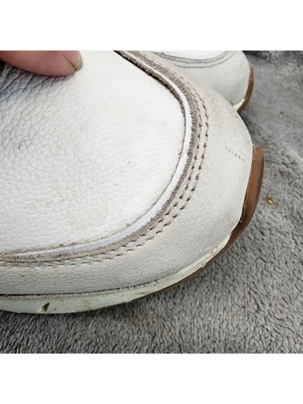 Madewell Shoes Unisex Womens Size 9 Mens Size 7.5 White Leather Sneakers *Read*